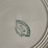5 dessert plates KG Luneville Fleurines