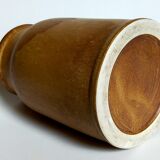 Vase droit en grès émaillé Français vintage