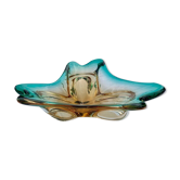 Sommerso glass murano glass or crystal fruit cup - flavio poli