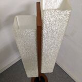 Danish floor lamp in teak and pearly resin from the 50s/60s