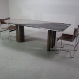 Postmodern dining table by Pia Manu, Belgium, ca. 1990