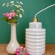 vintage pale yellow opaline suspension globe