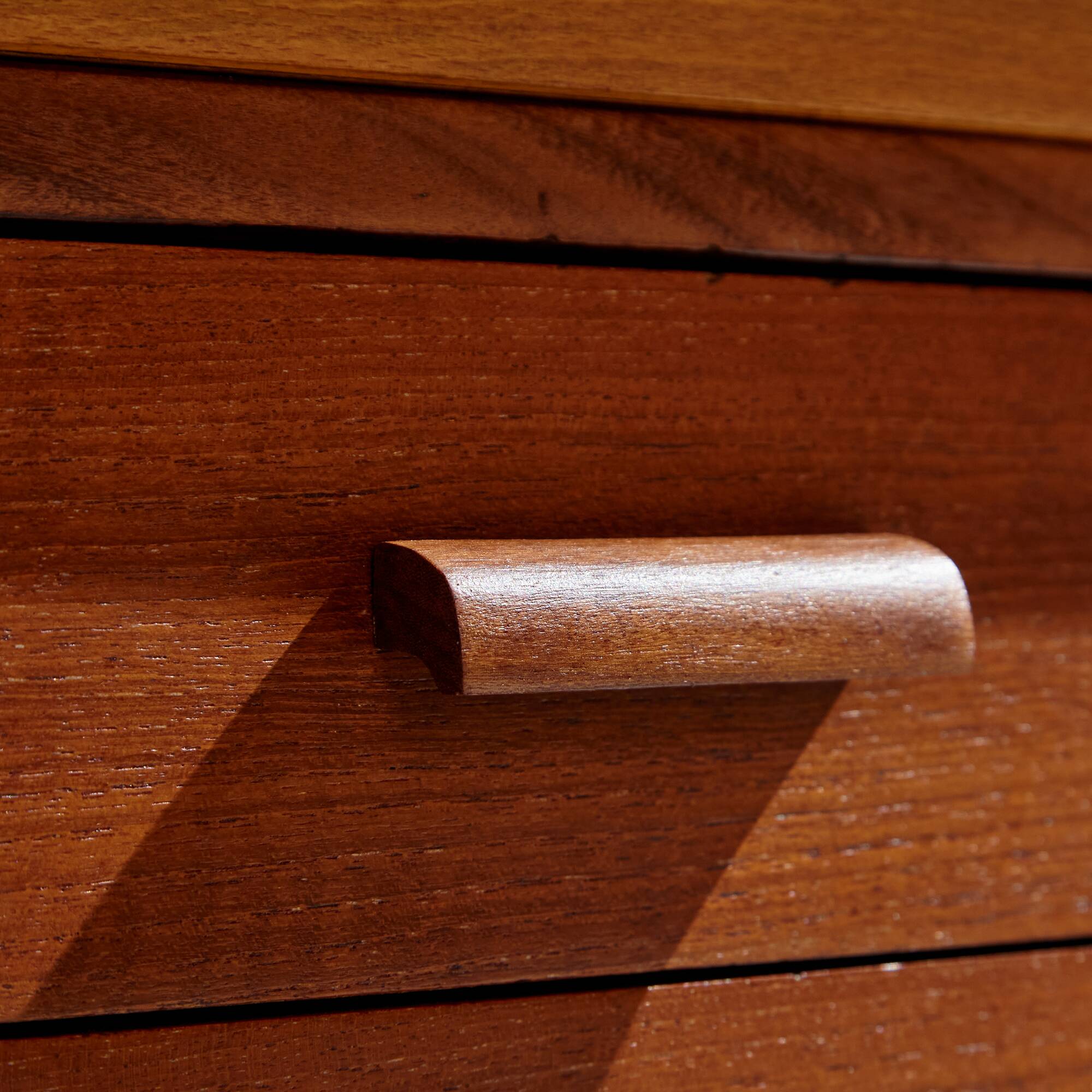 Restored teak and beech desk