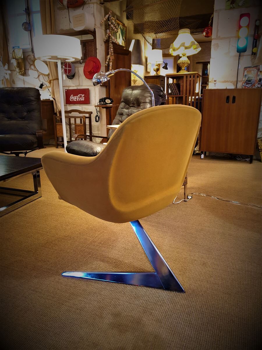Vintage Air France armchair