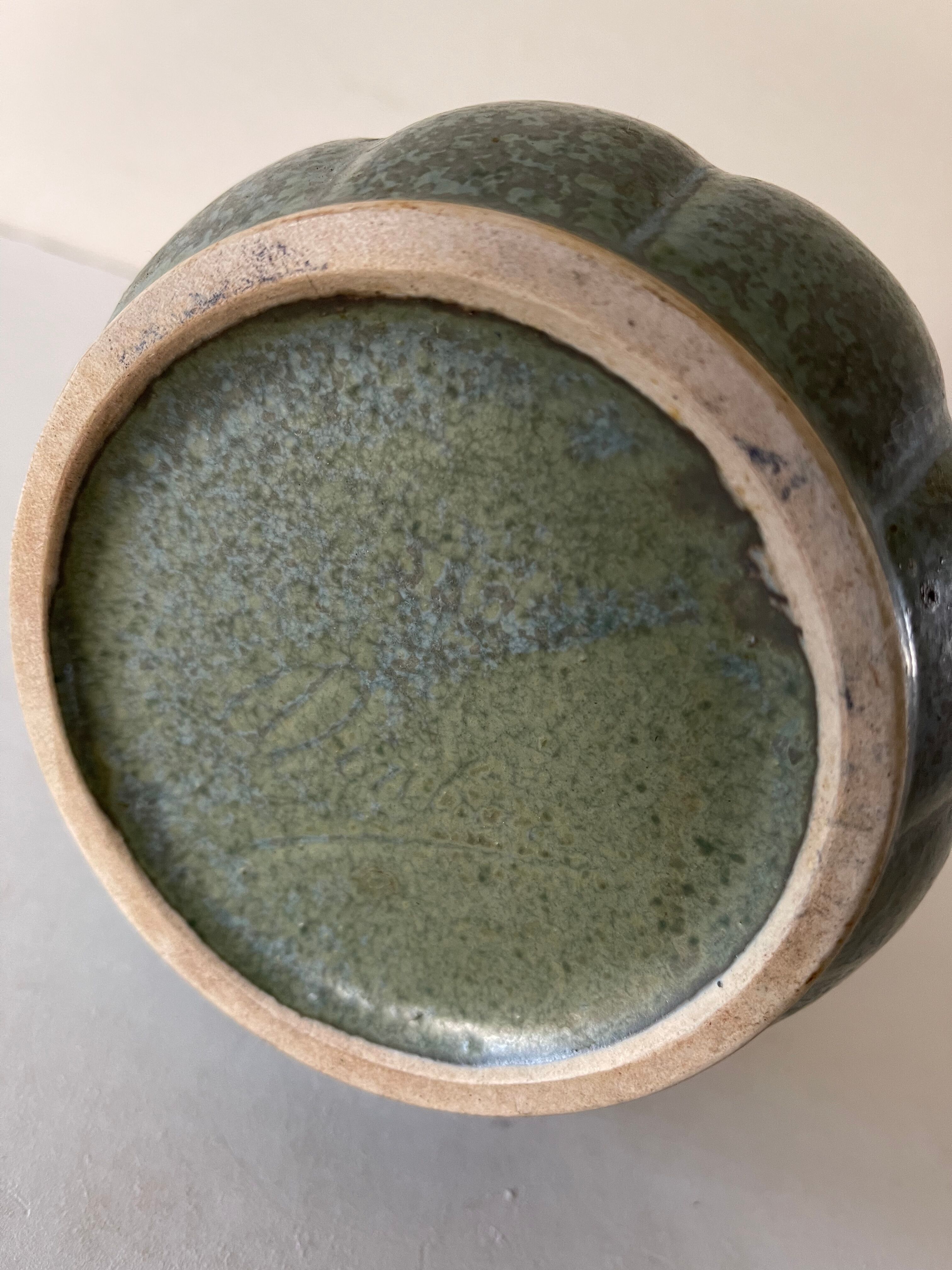 Art Nouveau pitcher in Denbac sandstone