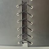 2 B33 chairs in chromed metal and black leather