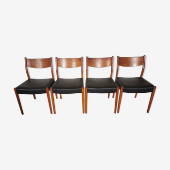 Suite de 4 chaises style scandinave