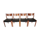 Suite de 4 chaises style scandinave