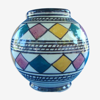 Ceramic ball vase