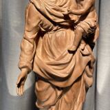 Virgin and child after jean dubois in resin louvre museum