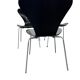 Chaise noire vintage / chaise papillon Fritz Hansen