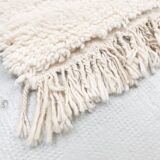 Beni Ouarain Moroccan Berber rug with majorelle blue patterns 1.55x0.96m