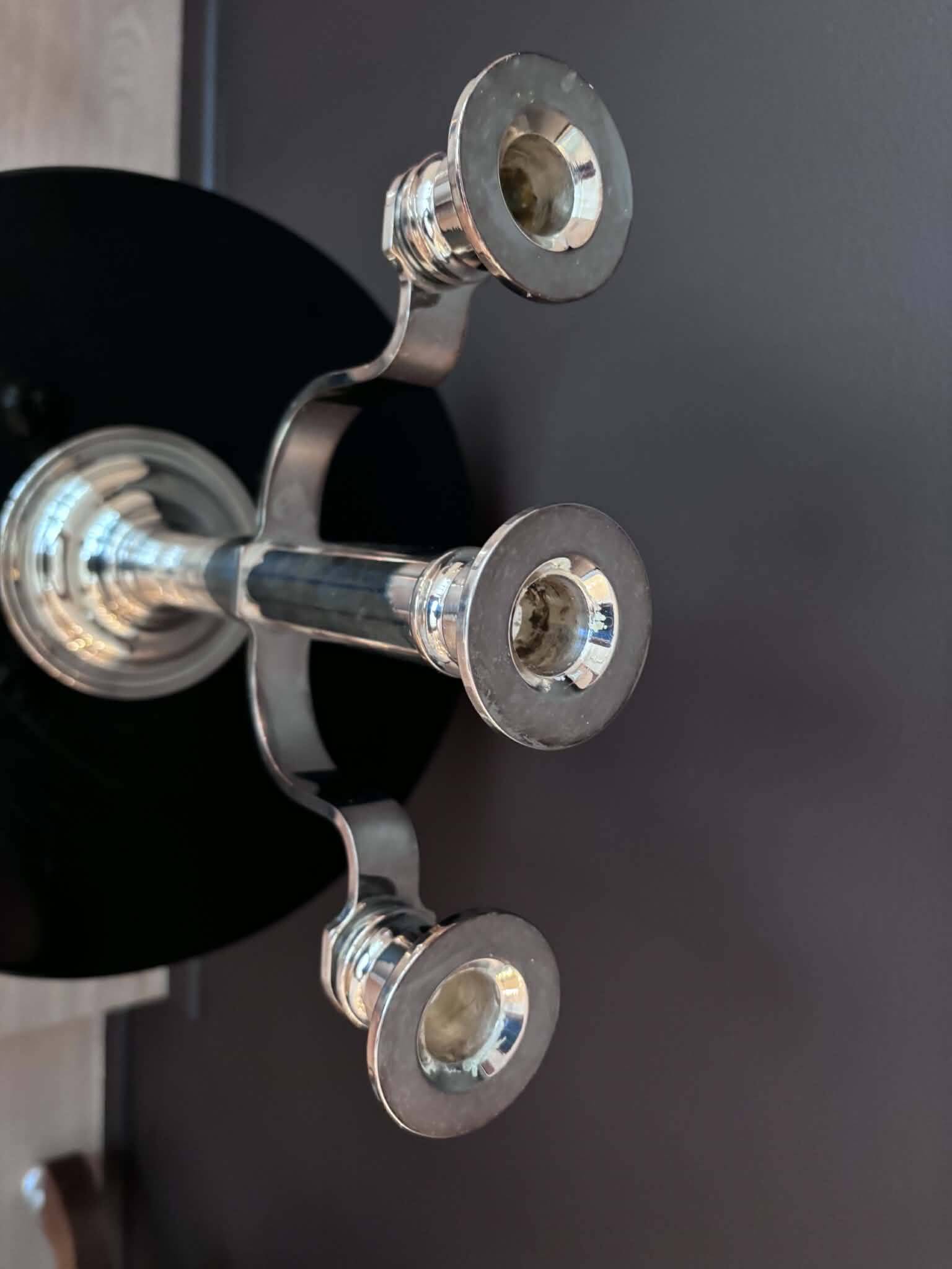Silver candlestick