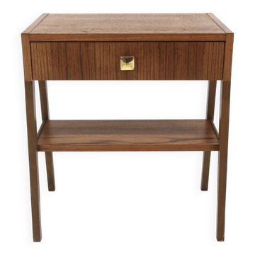 Table de chevet scandinave en teck, Suède, 1960