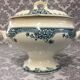 Soupière antique en faïence époque XIXème siècle