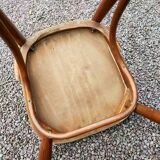 Ancien tabouret de bar en bois tourné
