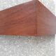 Lampe suspension bois teck et plexis vintage 1970