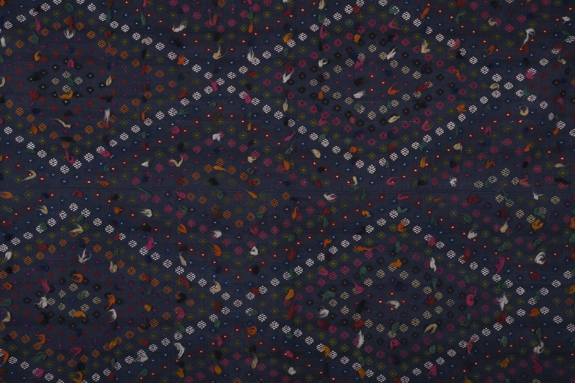 Vintage hand-embroidered textile 203x300 cm