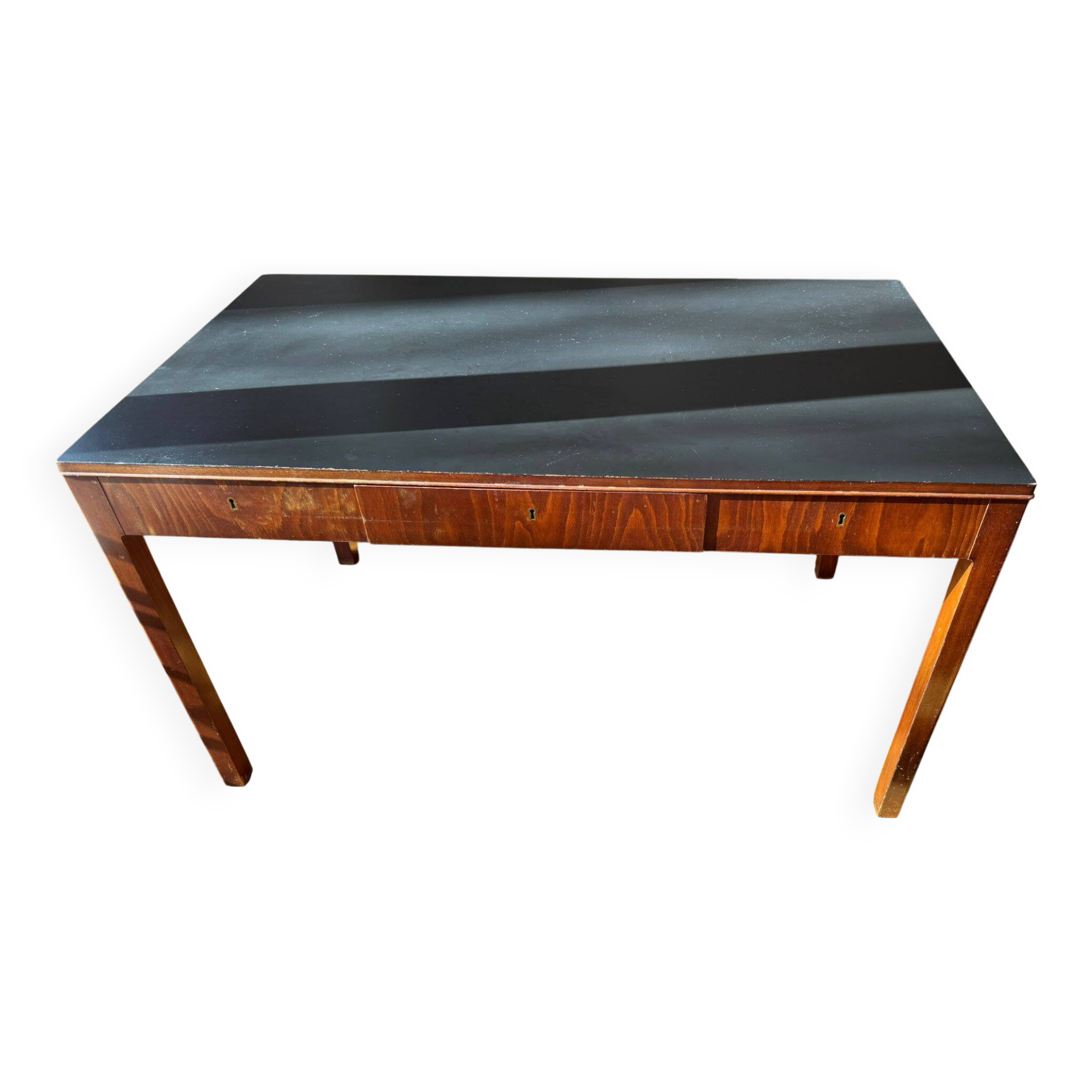 Bureau par Ole Wanscher, 1941 - tres rare & signé
