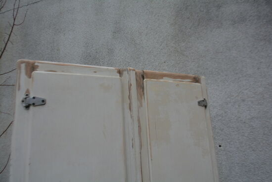 Parisian-style patinated wardrobe