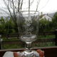 Glass blown glass engraved with acid late nineteenth