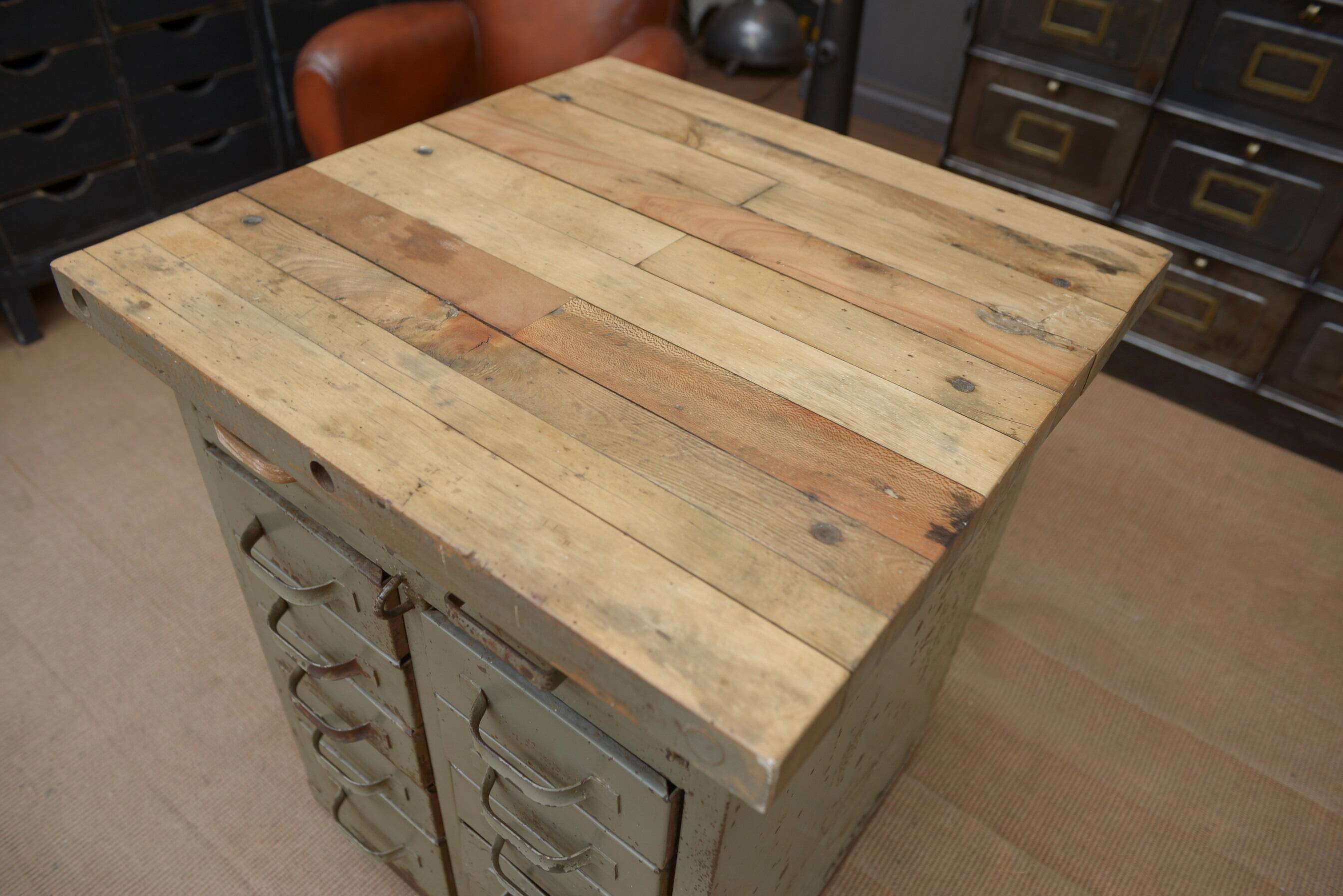 Military metal drawer unit 1950