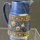 Very nice blue ceramic jug in good condition.