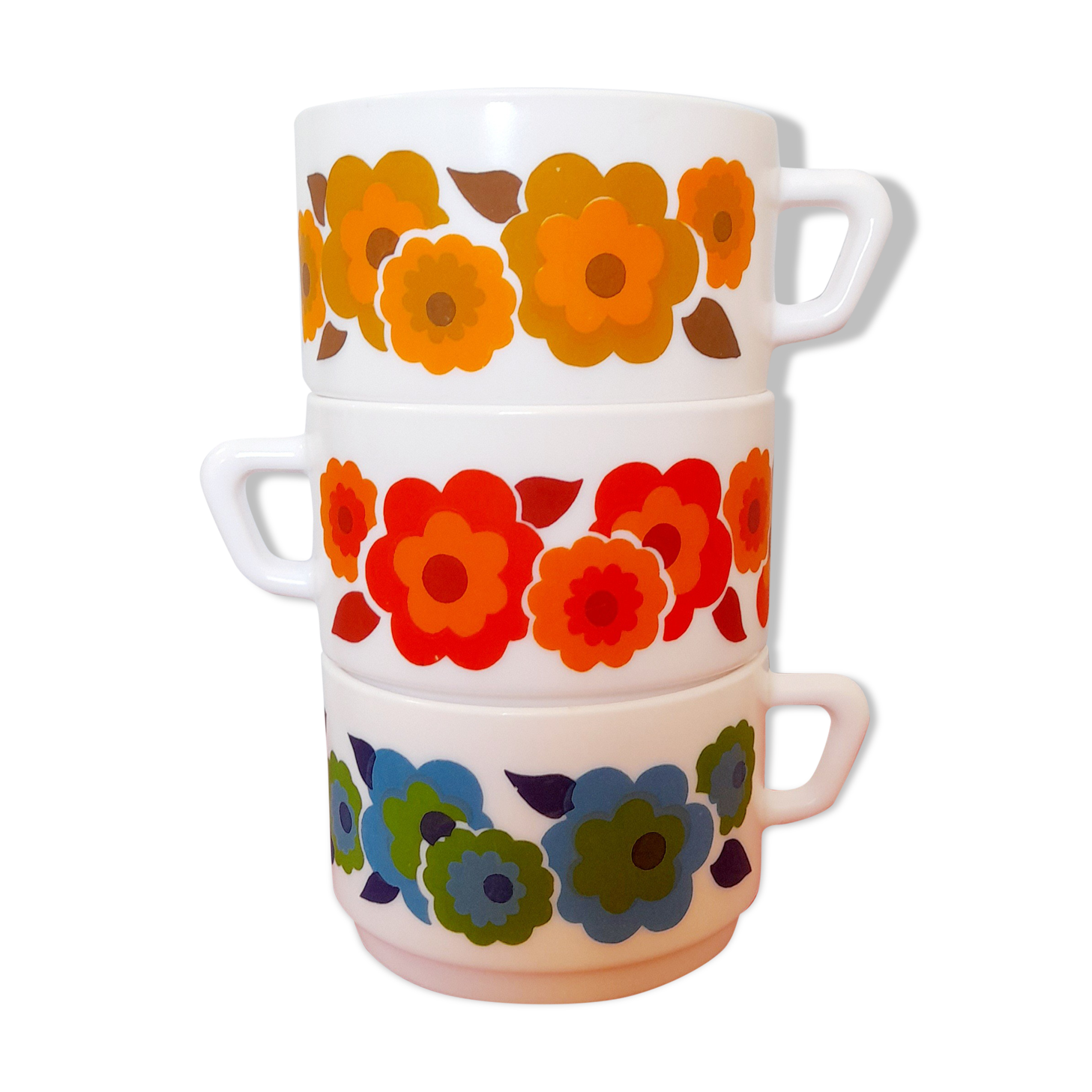 Arcopal Lotus 70s chocolate cups