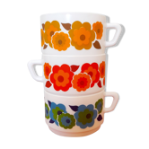 Arcopal Lotus 70s chocolate cups
