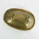 Soap holder or empty pocket vintage brass bathtub shaped. Year 60
