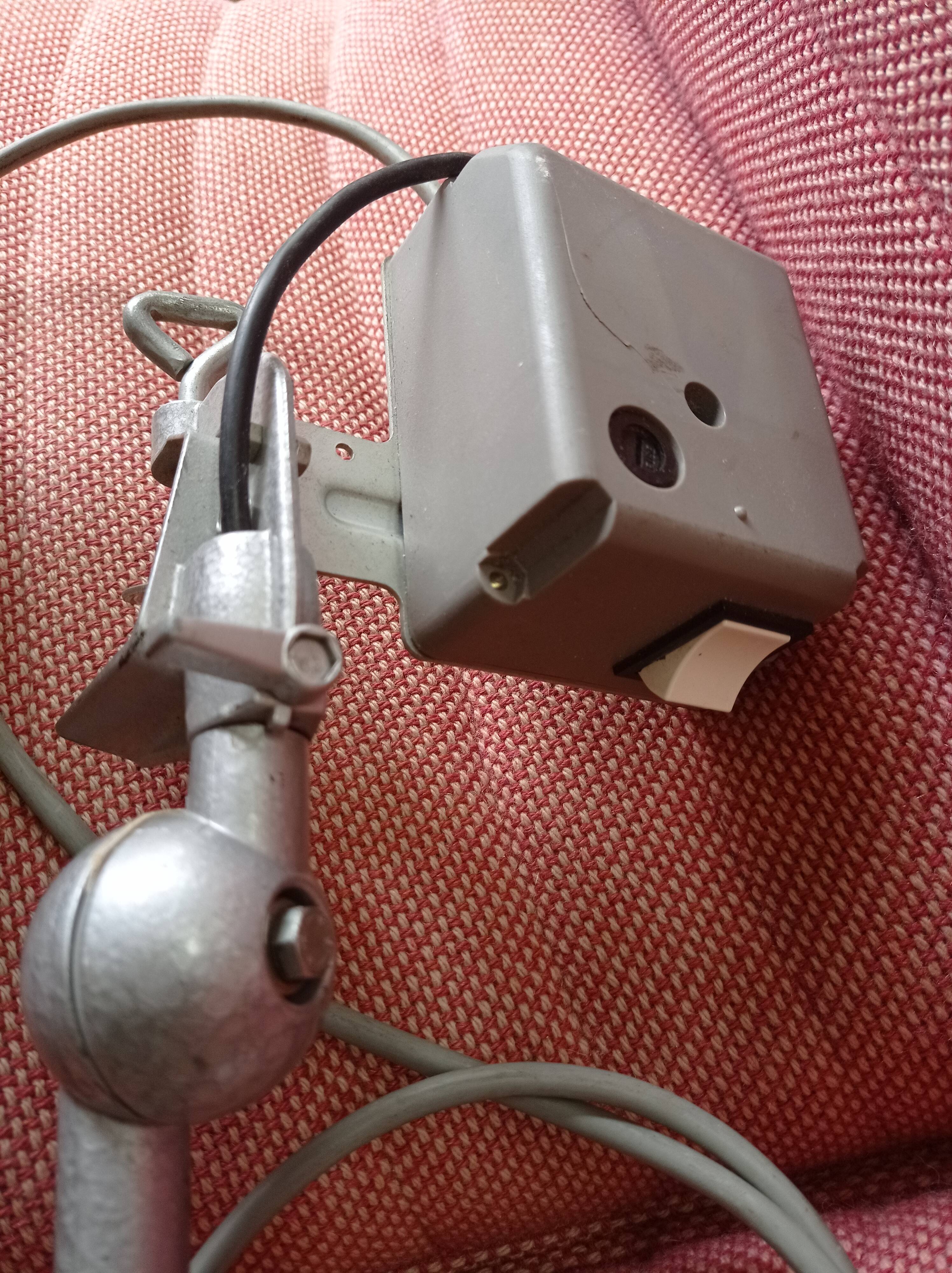 Grey Lumina workshop lamp