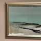 Large Original Swedish Oil on Canvas – 'Coastal Landscape' by Eric Cederberg (1897–1984) – Signed – vintage and framed – 36 × 87 cm (14.2 × 34.3 inches)
