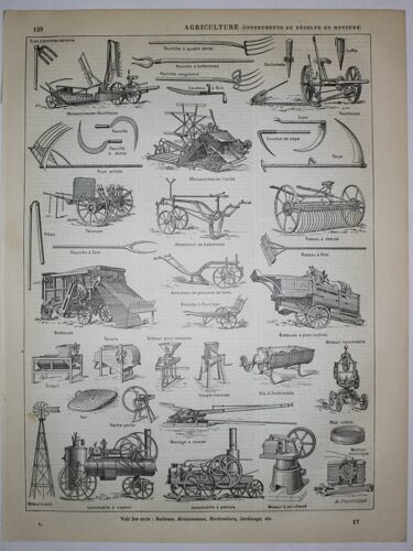 Lithographie agriculture 2  1898