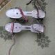 roller skates 1945 sports A pair, that is 2 steel roller skates