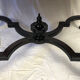 Napoleon III desk, blackened wood and ebony veneer top