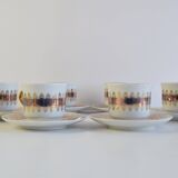 Set of six Cups and Saucers by Epiag 1950