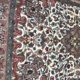 Pakistan wool carpet handmade silk rug 127x192 cm