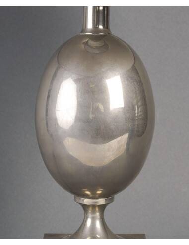 Lampe de table par l’artiste Philippe Barbier, XXème siècle.