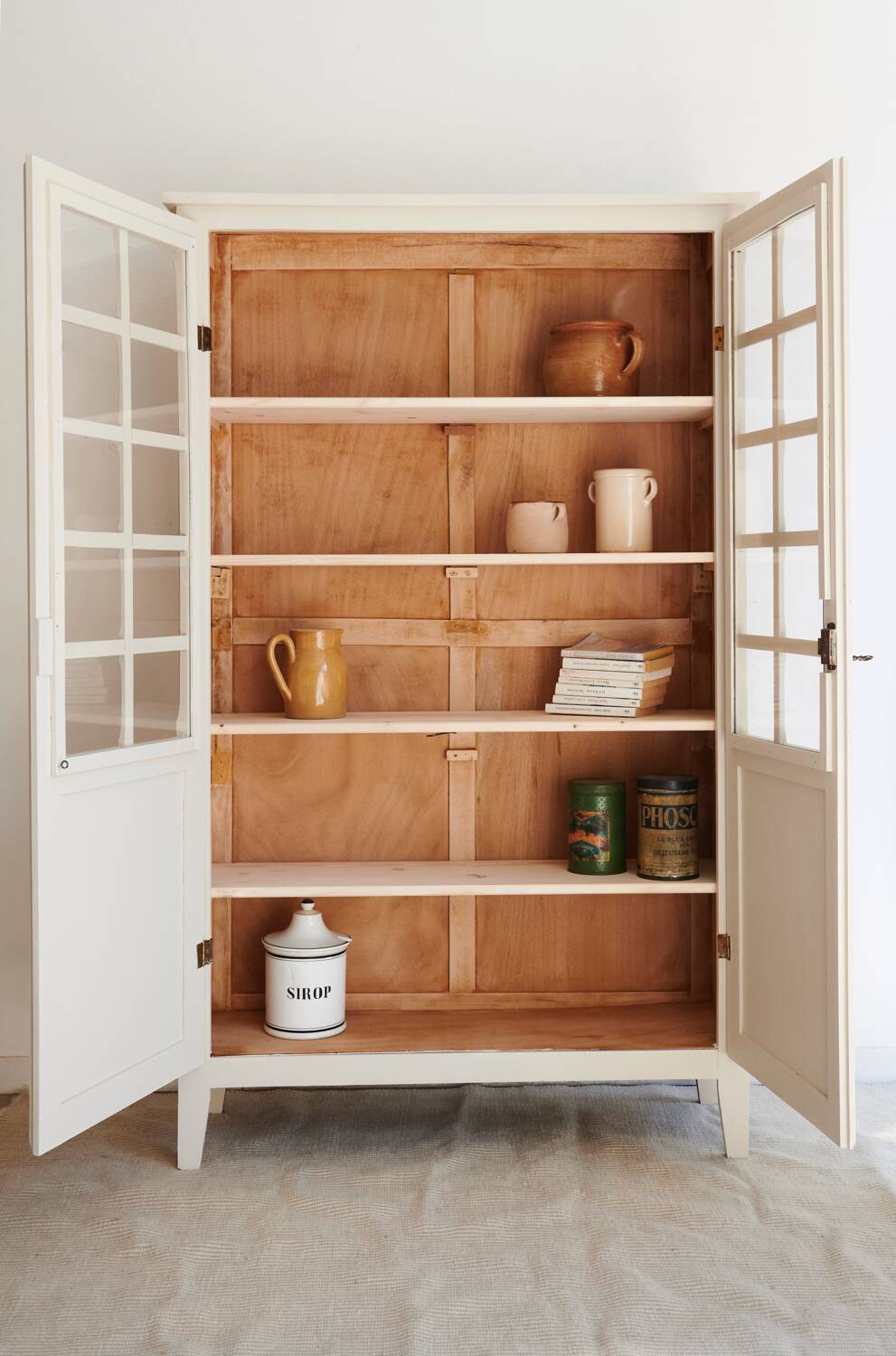 Parisian glass cabinet