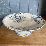 Compotier iron earth earthenware clairefontaine LG model Iris