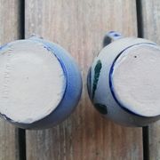 Paire de pichets en grès d'Alsace