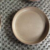 Set of 9 stoneware plates