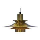 Suspension danoise en laiton, années 1970