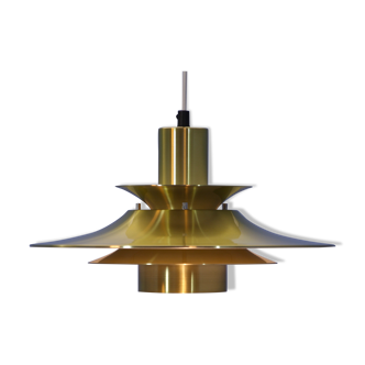 Suspension danoise en laiton, années 1970