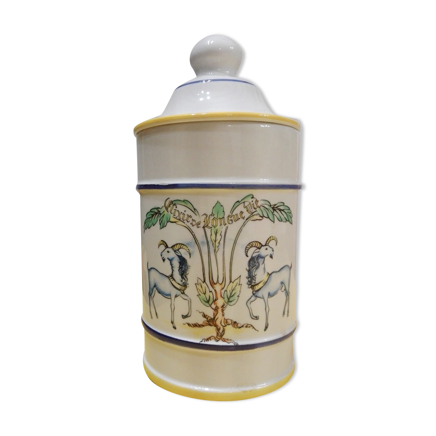 Pharmacy jar 'Elixir of long life'