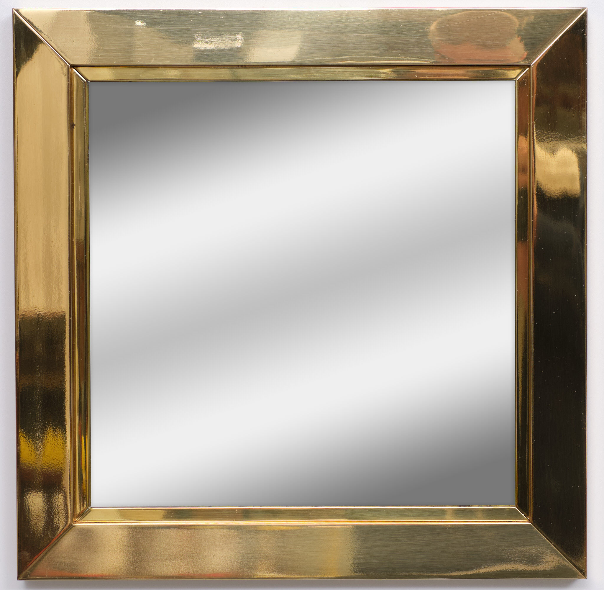 Brass mirror 1970 italy