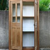 Vintage Parisian glass cabinet