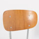 Set of 4 Danish school chairs from the 1960s