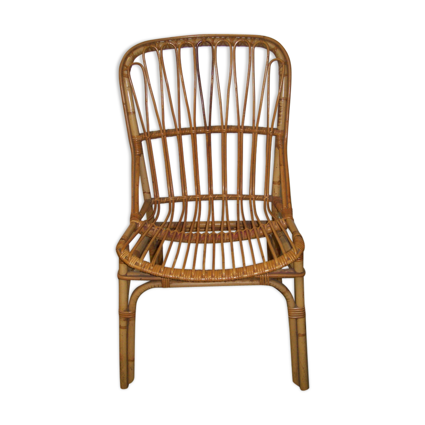 60s rattan chair
