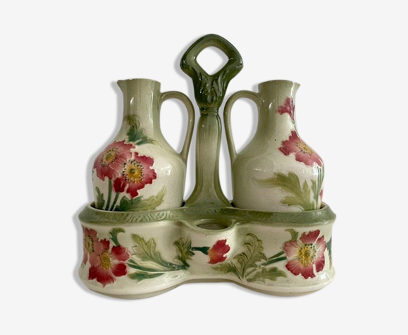 Huilier barbotine Saint Clément Art Nouveau